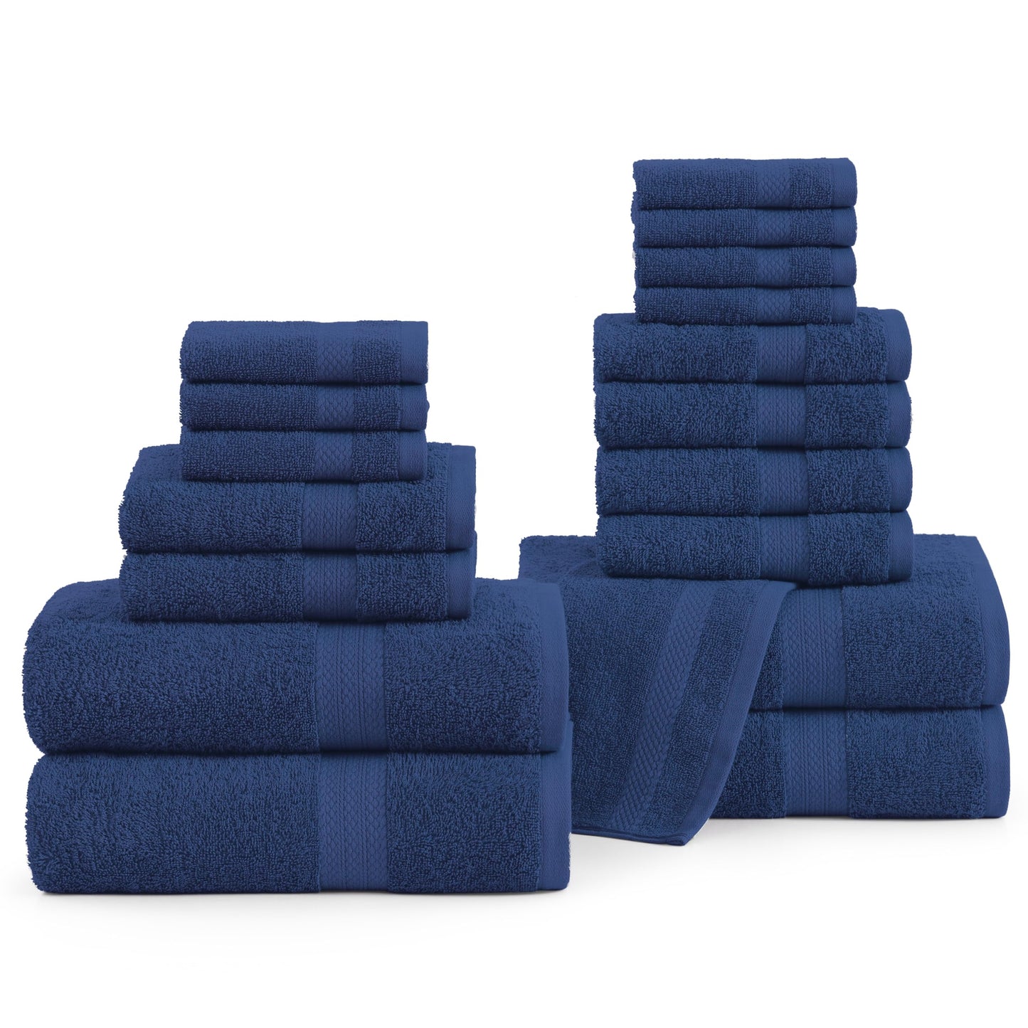 6 Piece Bath Towel Set - 100% Cotton Bathroom Towels, Extra Large Bath Towels, Hotel Towels, 2 Bath Towels Bathroom Sets, 2 Hand Towel for Bathroom, 2 Wash Cloths for Your Body and face - Rust