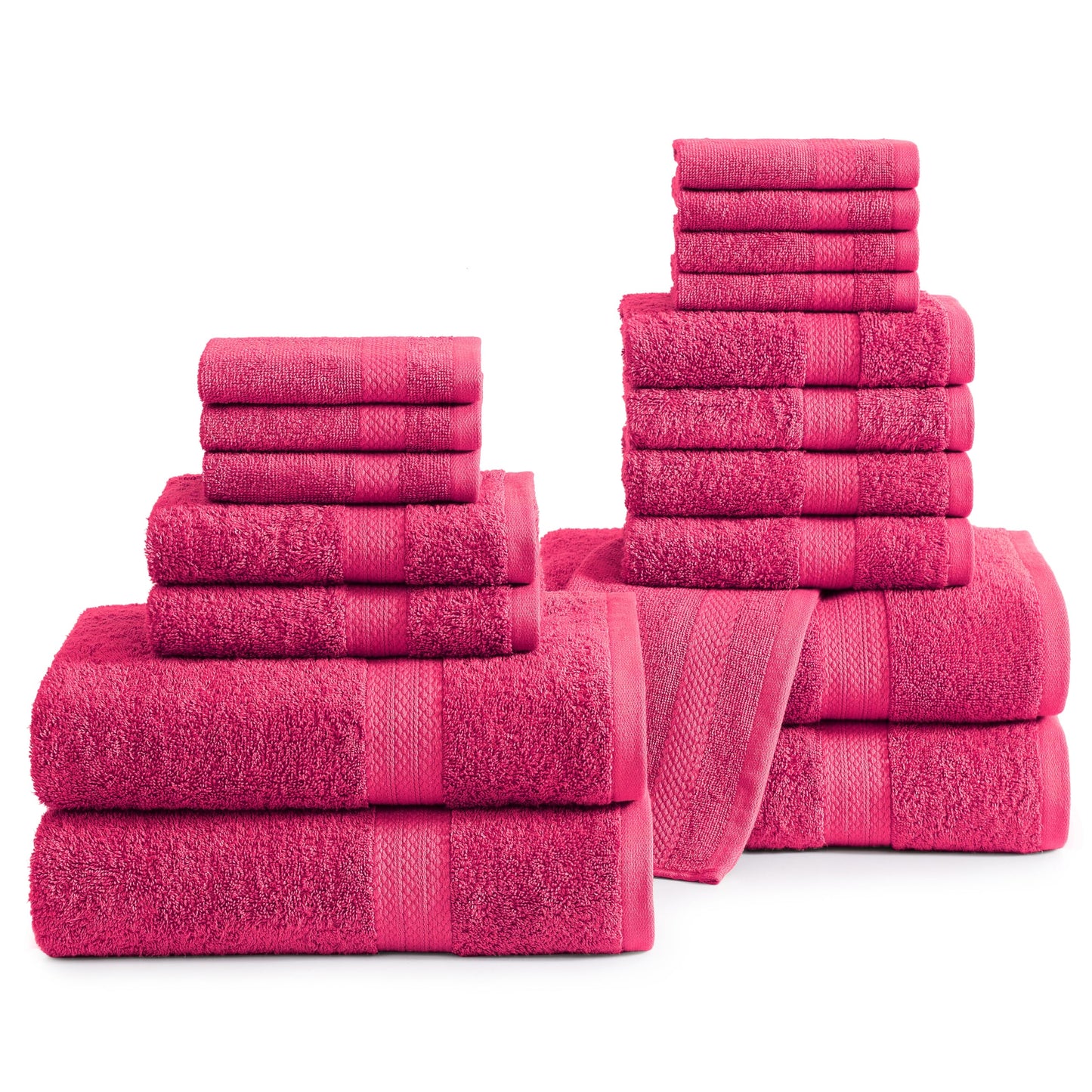 6 Piece Bath Towel Set - 100% Cotton Bathroom Towels, Extra Large Bath Towels, Hotel Towels, 2 Bath Towels Bathroom Sets, 2 Hand Towel for Bathroom, 2 Wash Cloths for Your Body and face - Rust