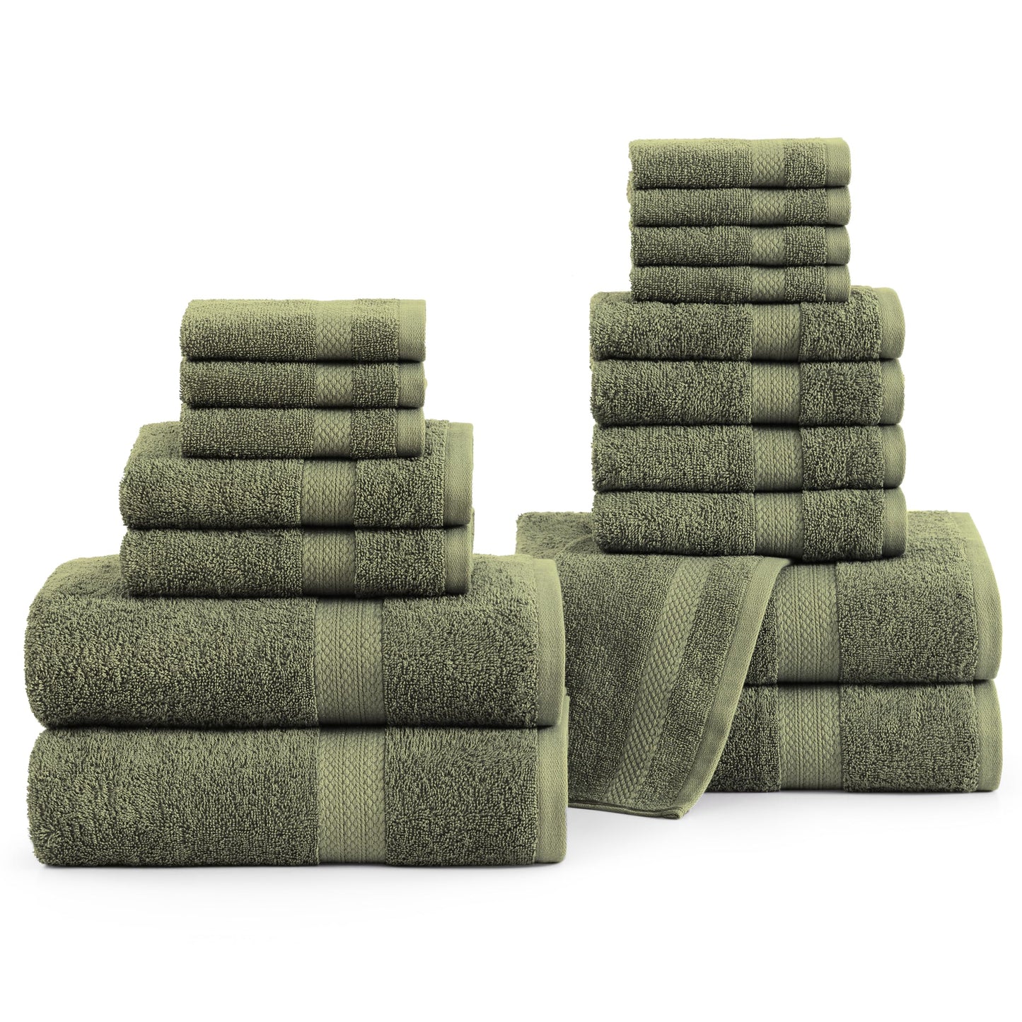 6 Piece Bath Towel Set - 100% Cotton Bathroom Towels, Extra Large Bath Towels, Hotel Towels, 2 Bath Towels Bathroom Sets, 2 Hand Towel for Bathroom, 2 Wash Cloths for Your Body and face - Rust