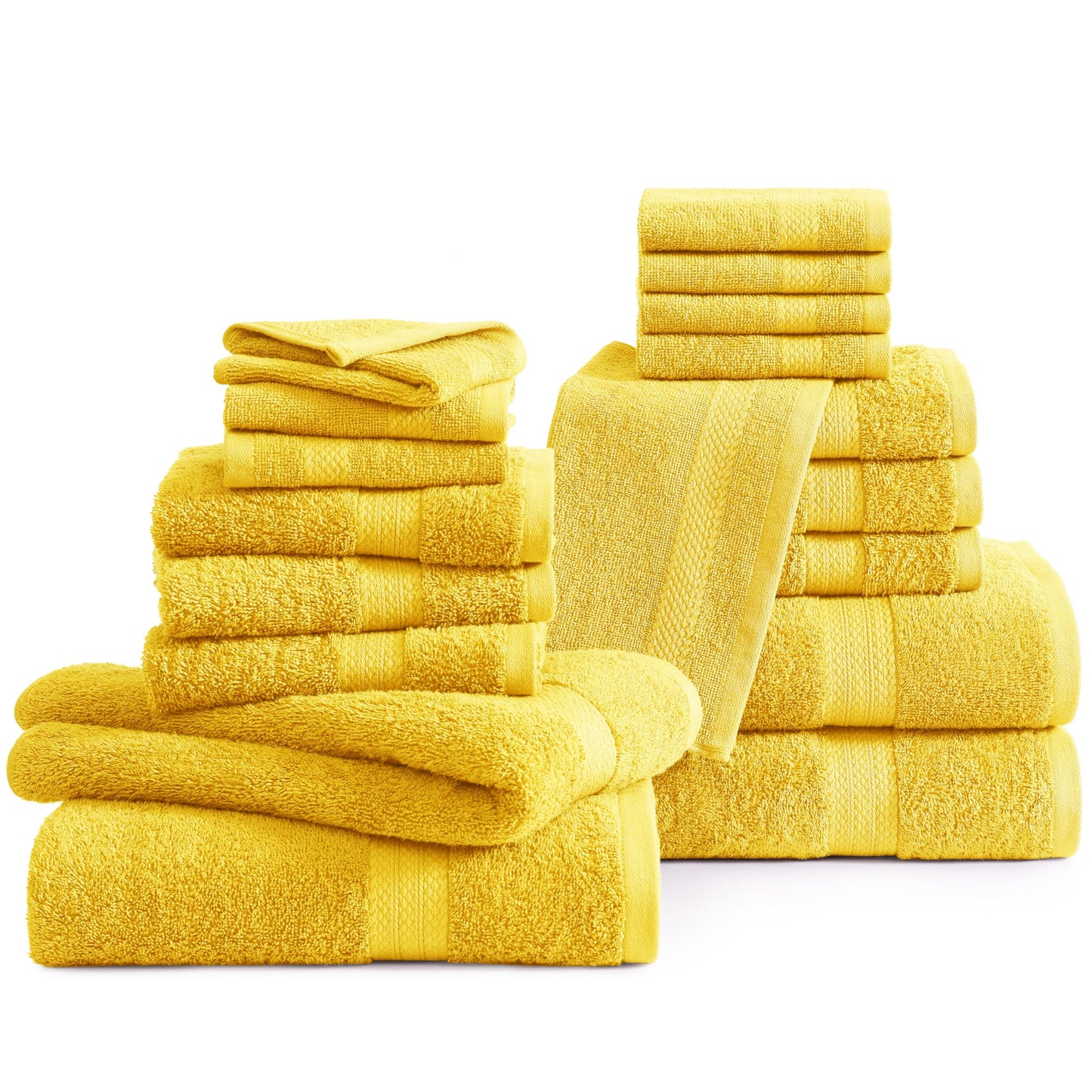 6 Piece Bath Towel Set - 100% Cotton Bathroom Towels, Extra Large Bath Towels, Hotel Towels, 2 Bath Towels Bathroom Sets, 2 Hand Towel for Bathroom, 2 Wash Cloths for Your Body and face - Rust