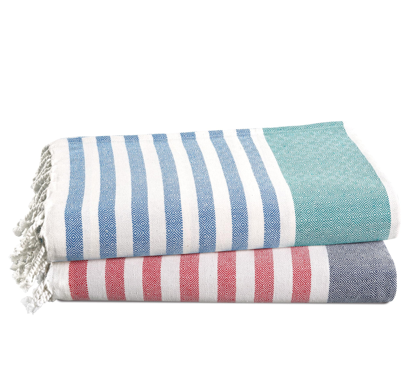 Lane Linen Beach Towels 6 Pack, 100% Cotton Oversized Beach Towel, Pre-Washed Large Beach Towel, Stylish Pool Towels For Adults, Quick Dry Beach Towel, Lightweight Travel Towel, 39"x71" - Multi Colors