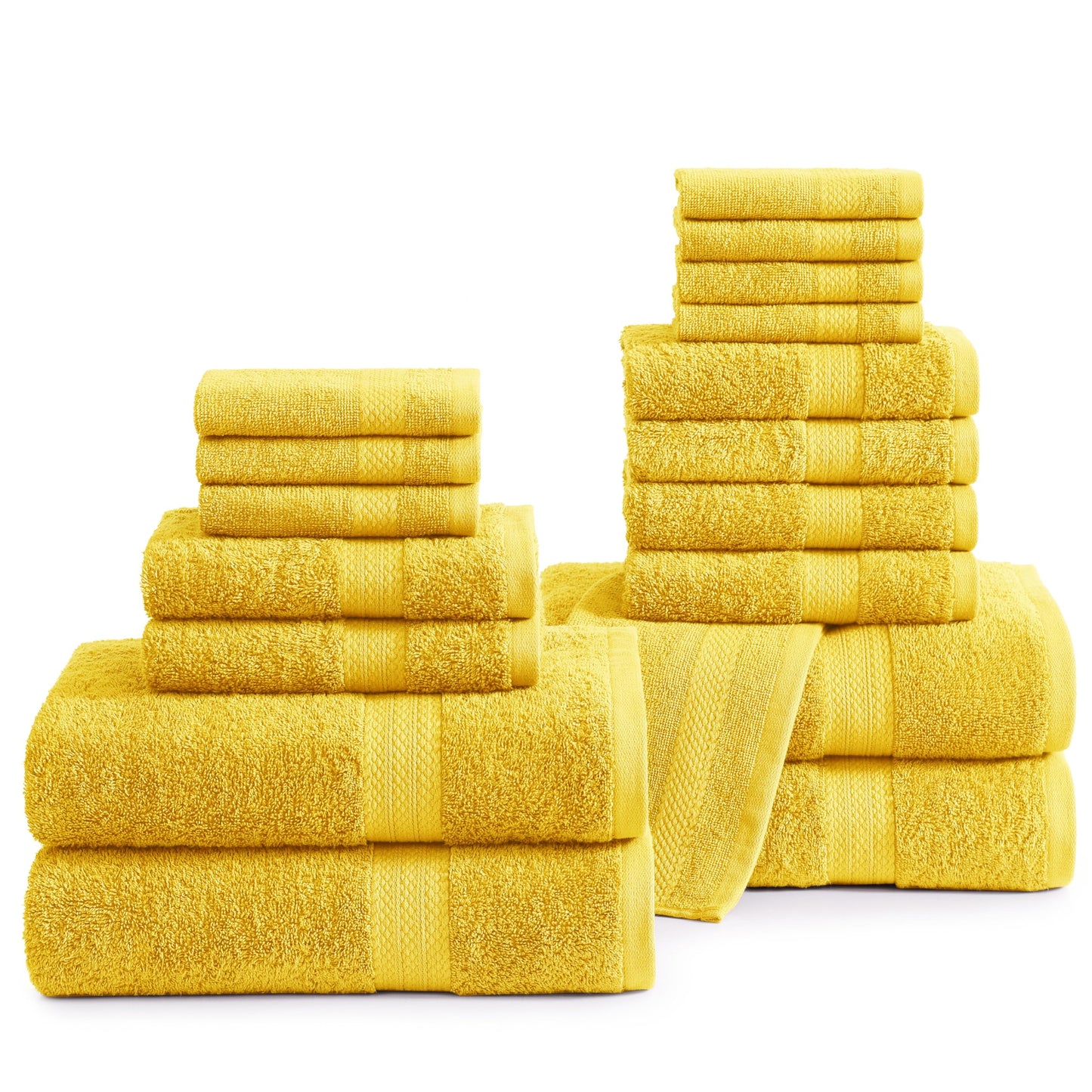 6 Piece Bath Towel Set - 100% Cotton Bathroom Towels, Extra Large Bath Towels, Hotel Towels, 2 Bath Towels Bathroom Sets, 2 Hand Towel for Bathroom, 2 Wash Cloths for Your Body and face - Rust