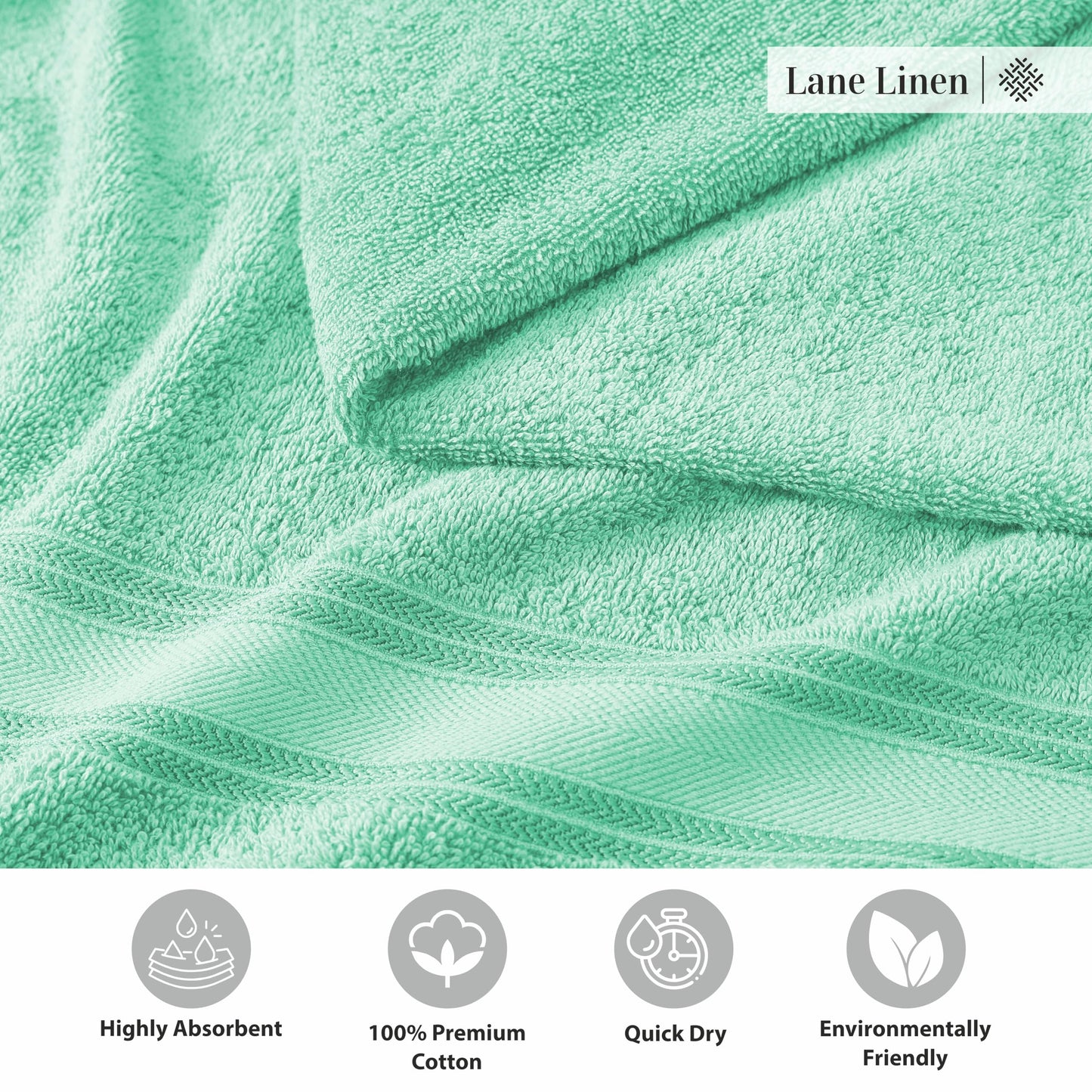 LANE LINEN Large Bath Towels - 100% Cotton Bath Sheets, Extra Large Bath Towels, Zero Twist, 4 Piece Bath Sheet Set, Quick Dry, Super Soft Shower Towels, Absorbent Bathroom Towels - Pearl Blush