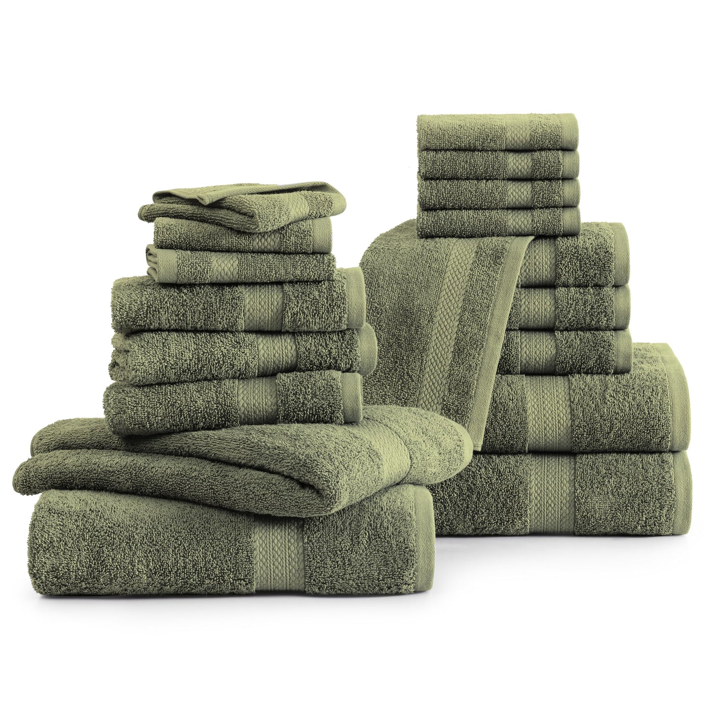 6 Piece Bath Towel Set - 100% Cotton Bathroom Towels, Extra Large Bath Towels, Hotel Towels, 2 Bath Towels Bathroom Sets, 2 Hand Towel for Bathroom, 2 Wash Cloths for Your Body and face - Rust