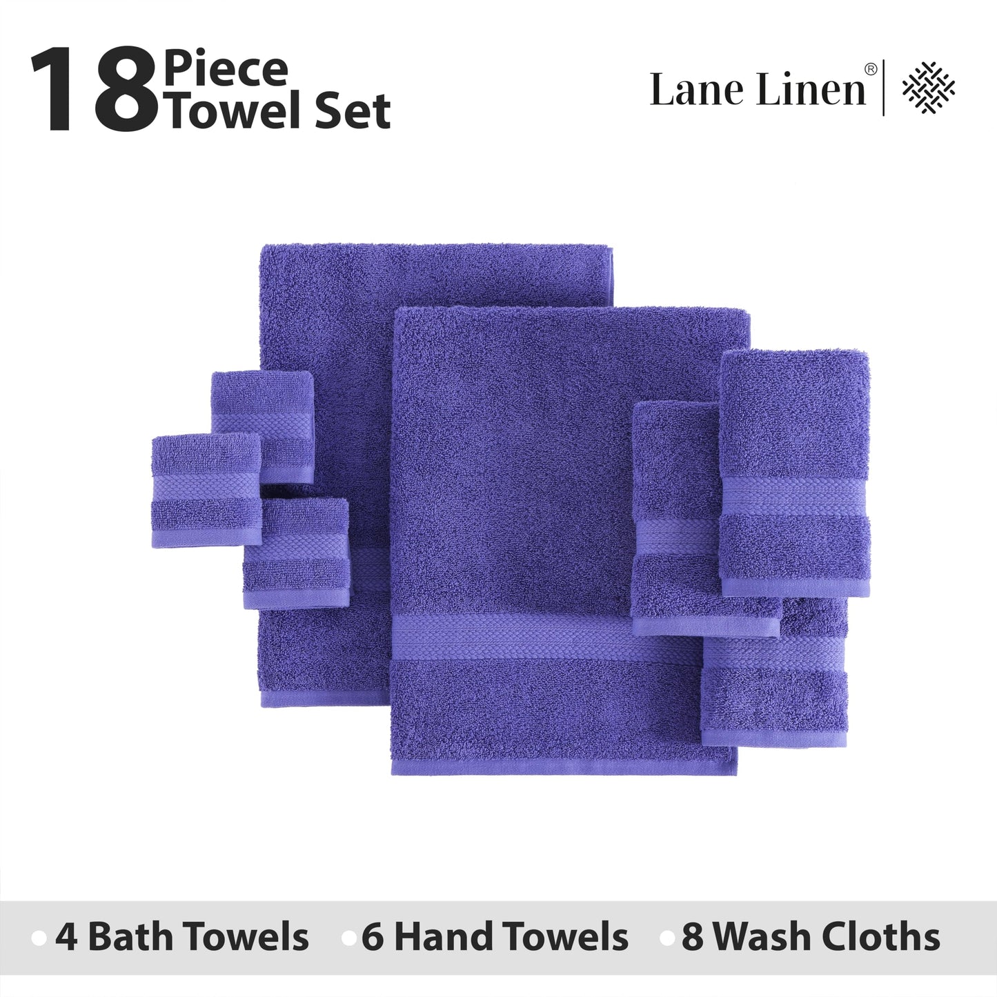 6 Piece Bath Towel Set - 100% Cotton Bathroom Towels, Extra Large Bath Towels, Hotel Towels, 2 Bath Towels Bathroom Sets, 2 Hand Towel for Bathroom, 2 Wash Cloths for Your Body and face - Rust