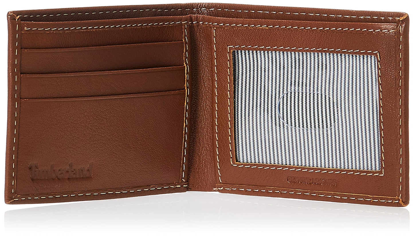 Timberland Mens Blix Slimfold Leather Wallet Billfold