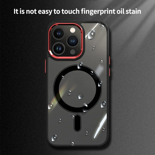 Magnetic Suction Shell Metal Lens Frame Drop-resistant