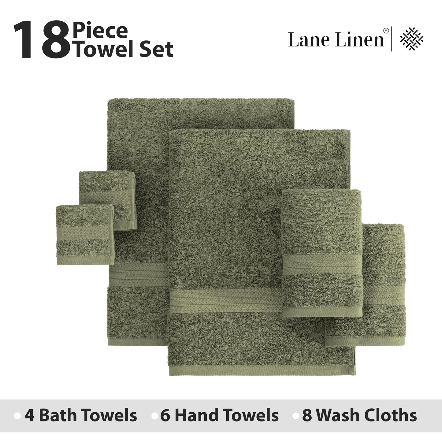 6 Piece Bath Towel Set - 100% Cotton Bathroom Towels, Extra Large Bath Towels, Hotel Towels, 2 Bath Towels Bathroom Sets, 2 Hand Towel for Bathroom, 2 Wash Cloths for Your Body and face - Rust