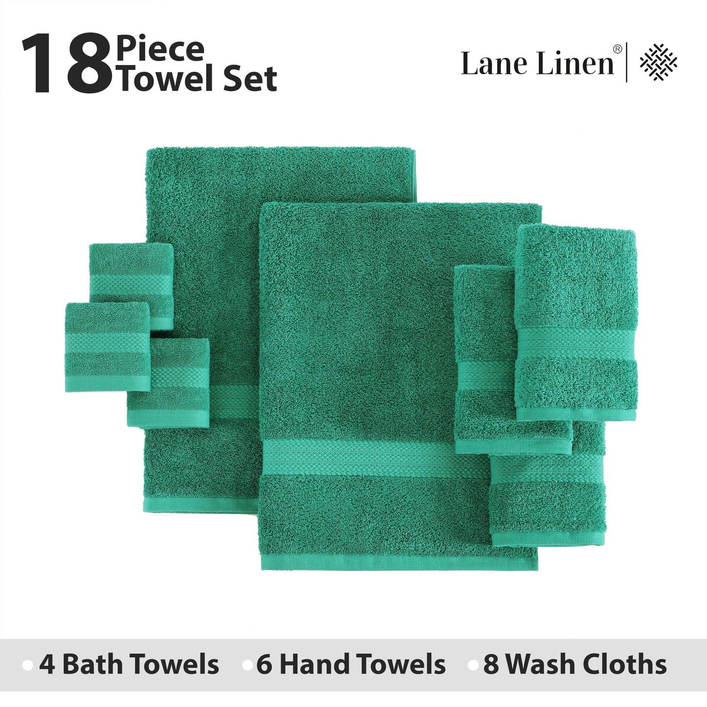 6 Piece Bath Towel Set - 100% Cotton Bathroom Towels, Extra Large Bath Towels, Hotel Towels, 2 Bath Towels Bathroom Sets, 2 Hand Towel for Bathroom, 2 Wash Cloths for Your Body and face - Rust