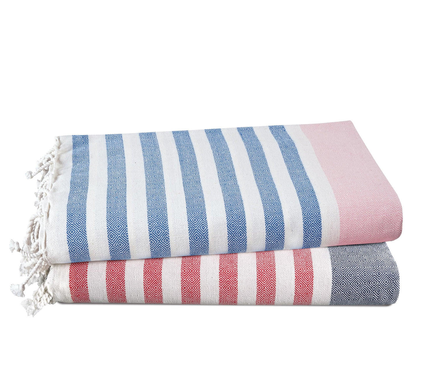 Lane Linen Beach Towels 6 Pack, 100% Cotton Oversized Beach Towel, Pre-Washed Large Beach Towel, Stylish Pool Towels For Adults, Quick Dry Beach Towel, Lightweight Travel Towel, 39"x71" - Multi Colors