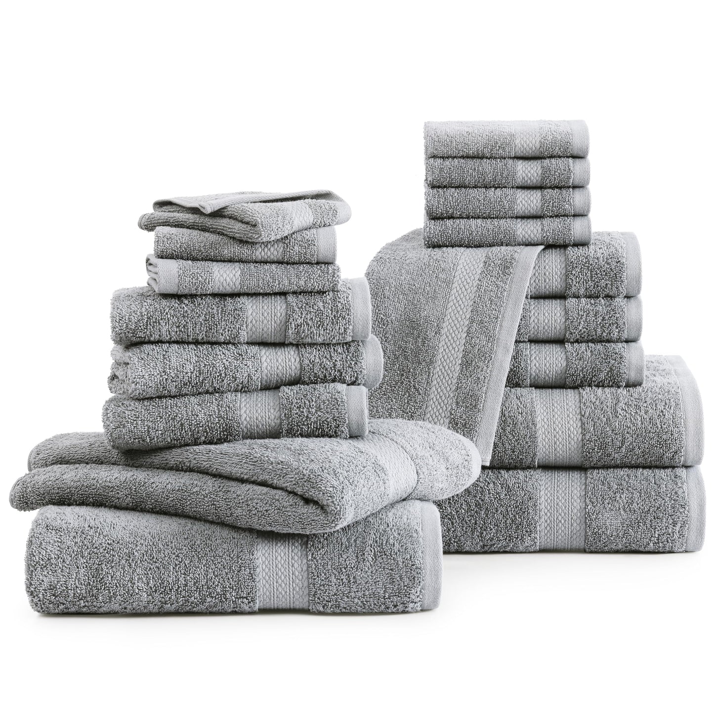 6 Piece Bath Towel Set - 100% Cotton Bathroom Towels, Extra Large Bath Towels, Hotel Towels, 2 Bath Towels Bathroom Sets, 2 Hand Towel for Bathroom, 2 Wash Cloths for Your Body and face - Rust