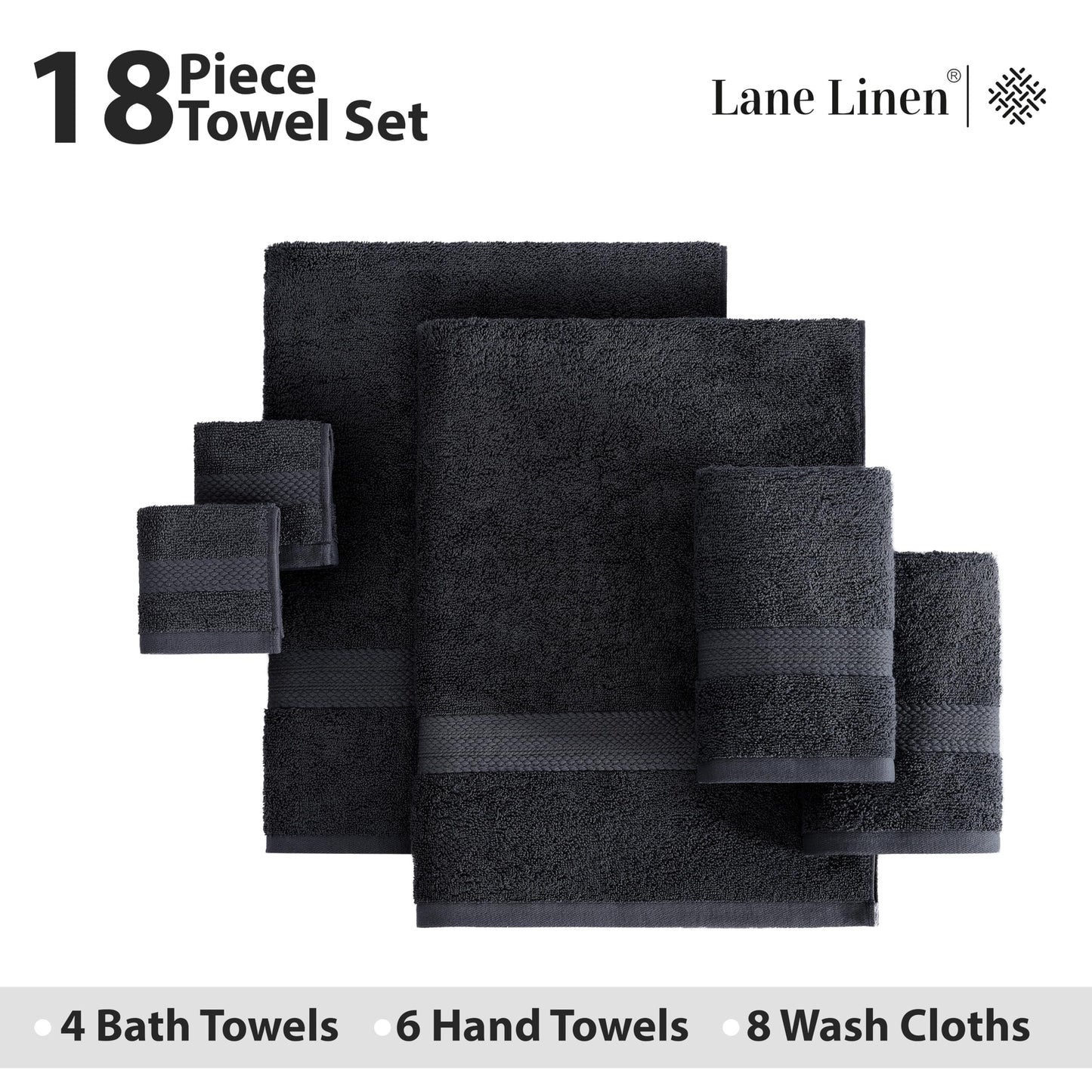 6 Piece Bath Towel Set - 100% Cotton Bathroom Towels, Extra Large Bath Towels, Hotel Towels, 2 Bath Towels Bathroom Sets, 2 Hand Towel for Bathroom, 2 Wash Cloths for Your Body and face - Rust