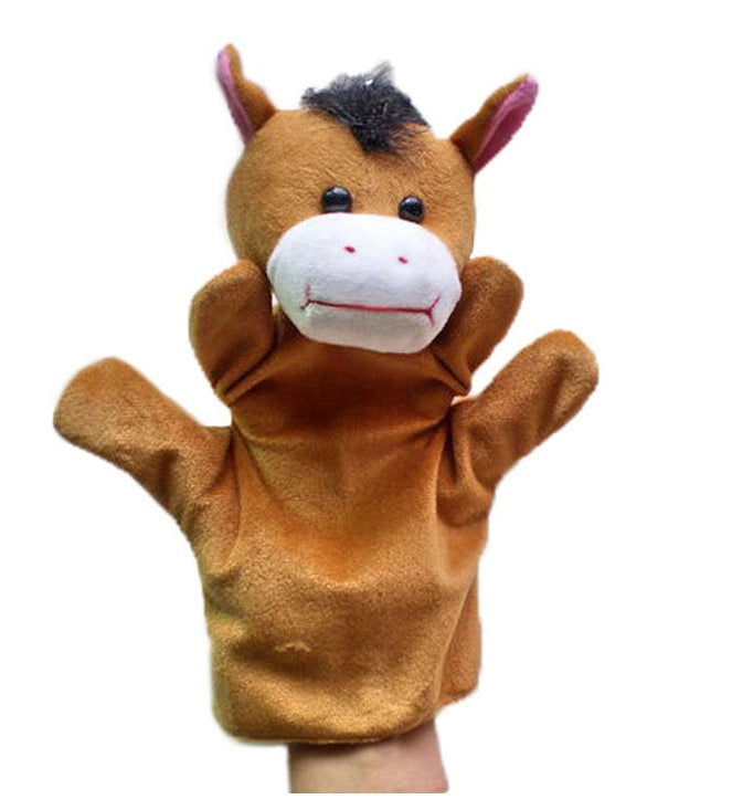 Hand puppet 28 plush toy big hand puppet preschool teaching aid