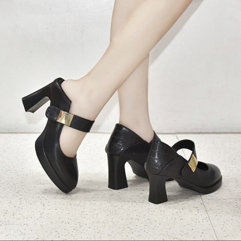 Cheongsam Model Catwalk Not Tired Feet Pumps Soft Leather