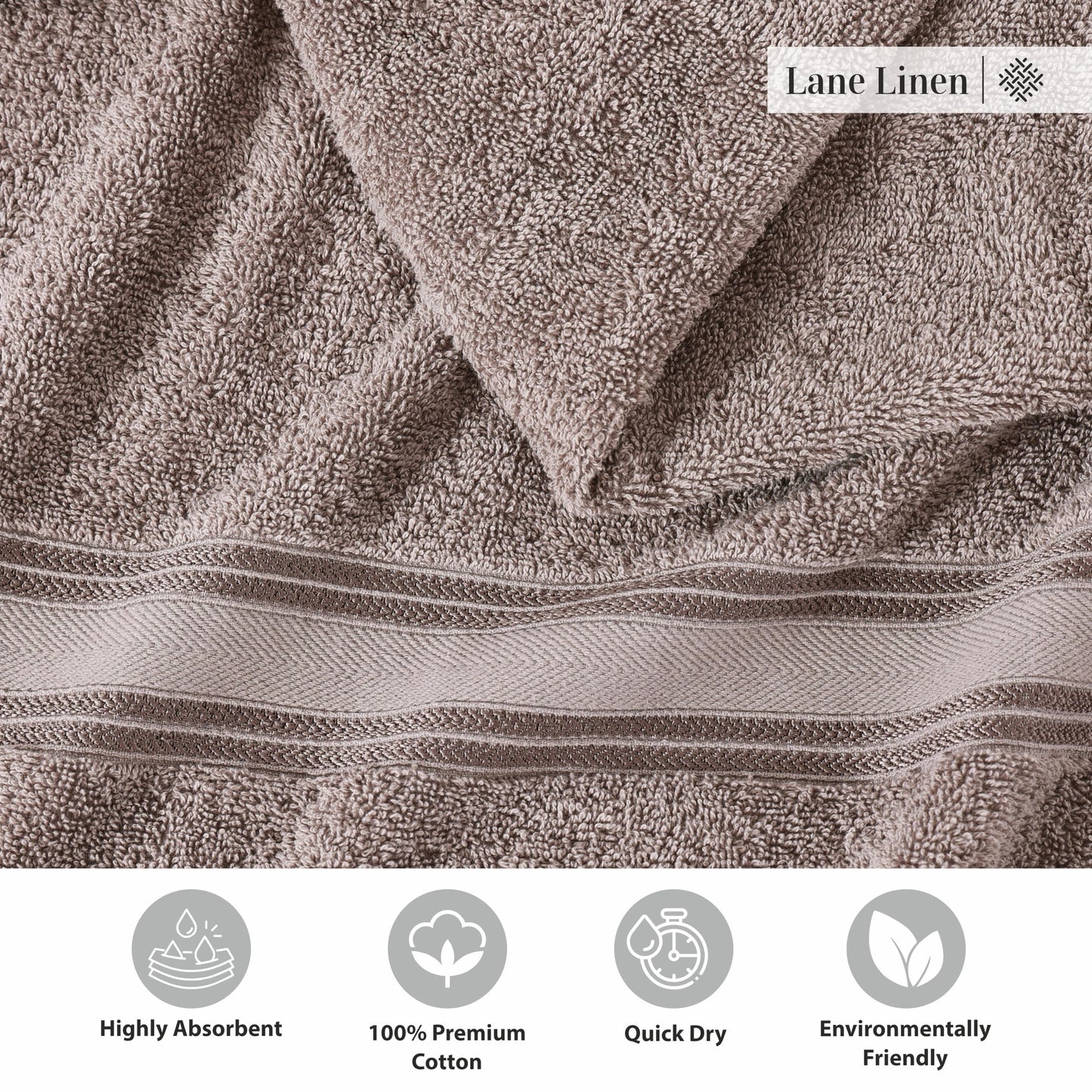 Large Bath Towels - 100% Cotton Bath Sheets, Extra Large Bath Towels, Zero Twist, 4 Piece Bath Sheet Set, Quick Dry, Super Soft Shower Towels, Highly Absorbent Bathroom Towels - Platinum