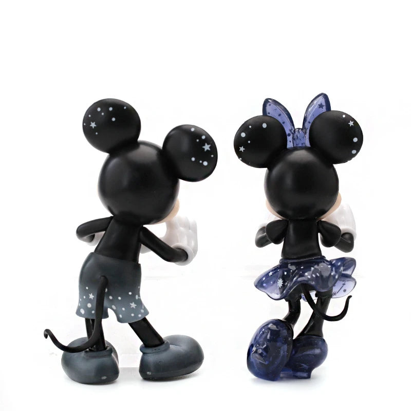 Anime Cartoon Mickey Minnie Action Figure Model Toy Proposal Wedding Decoration Car Ornament Christmas Gift Ffor Boys And Girls
