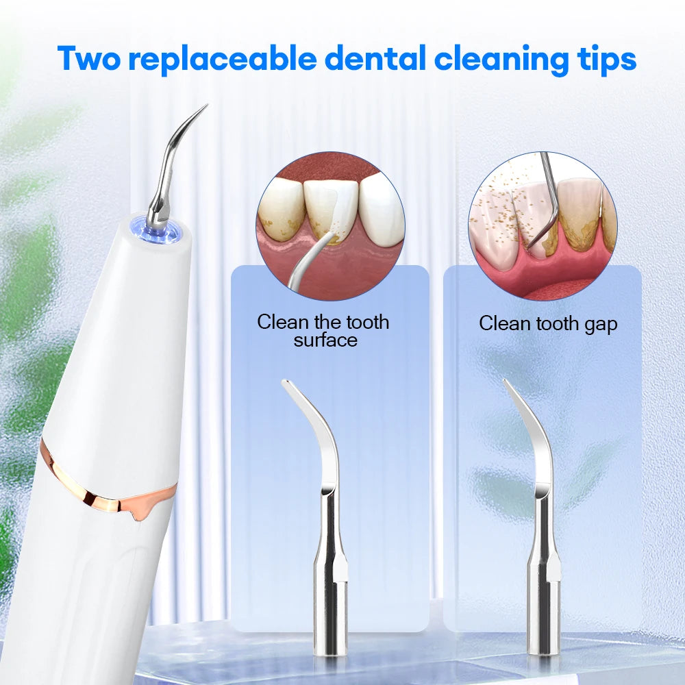 Ultrasonic Dental Calculus Remover Teeth Tartar Eliminator Plaque Scaling Removal Tooth Cleaner Scale Stain Stone Removal