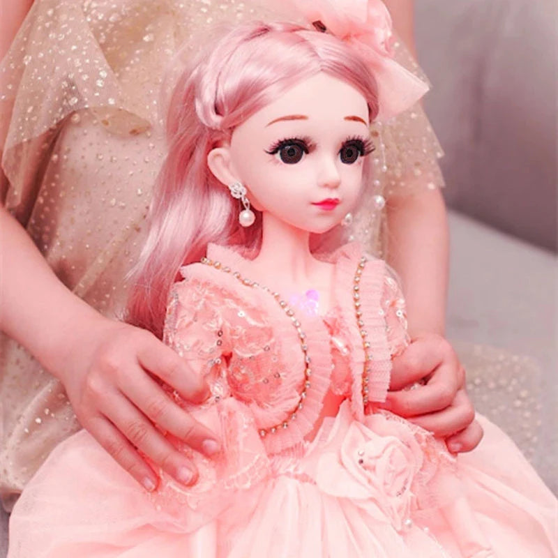 60cm Fashion Girl Dolls Large Original Handmade 1/3 Doll Full Set 15 Jointed Doll Girls Toys for Children Kids Gif Fashion Doll