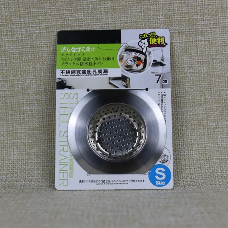 7cm/9cm/11cm Stainless Steel Bath Sink Drain Strainer Kitchen Sink Hole Mesh Filter Trap Sink Waste Screen Accessories Dropship