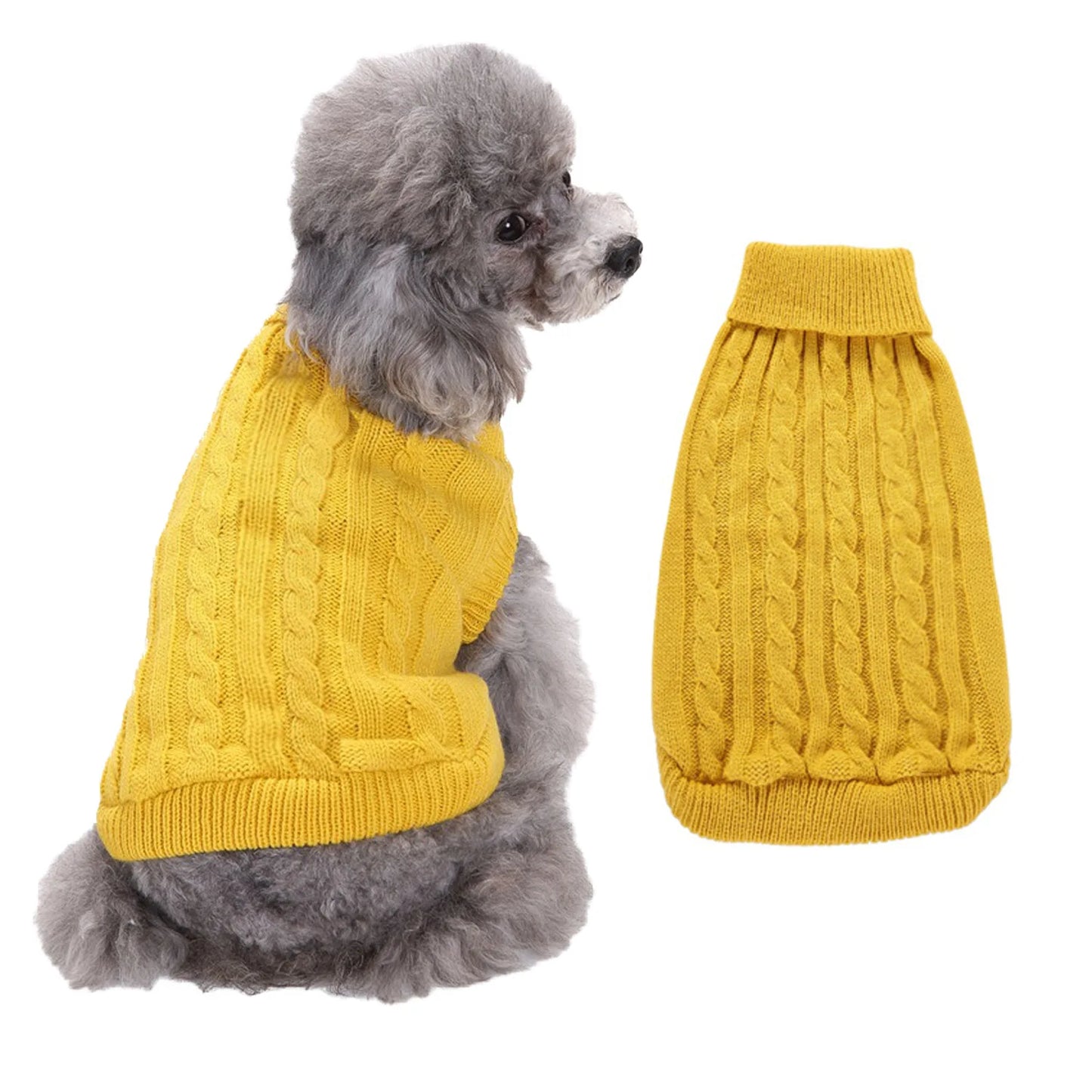 Warm Knitted Sweater for Pets, Puppy Sweater, Suitable for Small Dogs, Medium-Sized Dogs, Large Dogs, Cute, Classic Cat