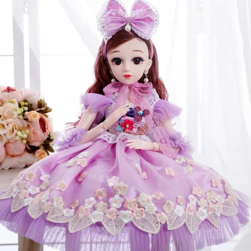 60cm Fashion Girl Dolls Large Original Handmade 1/3 Doll Full Set 15 Jointed Doll Girls Toys for Children Kids Gif Fashion Doll