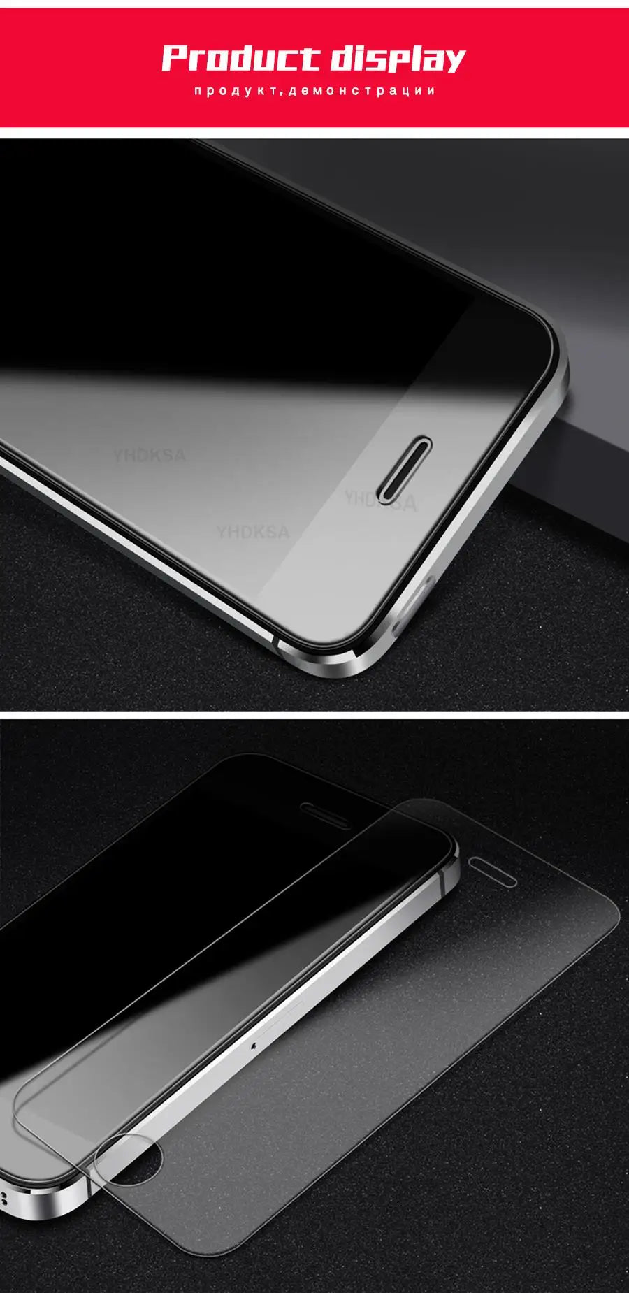9H Tempered Glass For Apple iPhone 5 5S SE 6 7 8 Plus X XR Screen Protector iPhone 13 12 mini 11 Pro XS Max Protective Glas Film