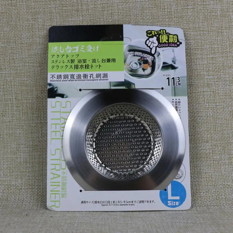 7cm/9cm/11cm Stainless Steel Bath Sink Drain Strainer Kitchen Sink Hole Mesh Filter Trap Sink Waste Screen Accessories Dropship