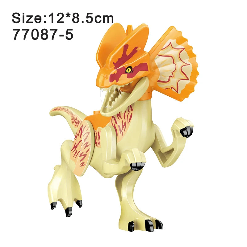 Jurassic Dinosaur Assemble Toy Blocks World Building Bricks Kids Dino Velociraptor Triceratops Stegosaurus Model Christmas Gift