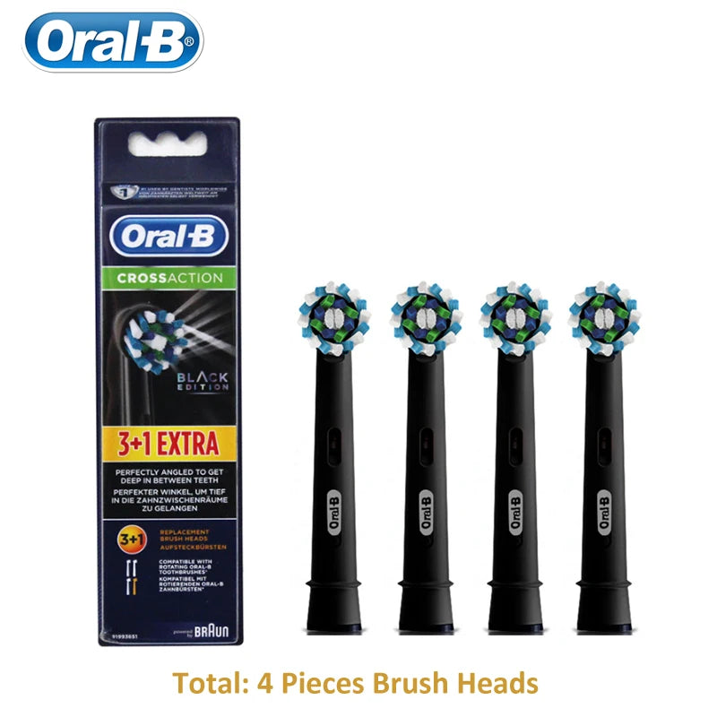 Oral B Electric Toothbrush Heads EB50 Replacement Cross Action Deep Cleaning Gum Care Teeth Brush Heads Soft Bristle Nozzles