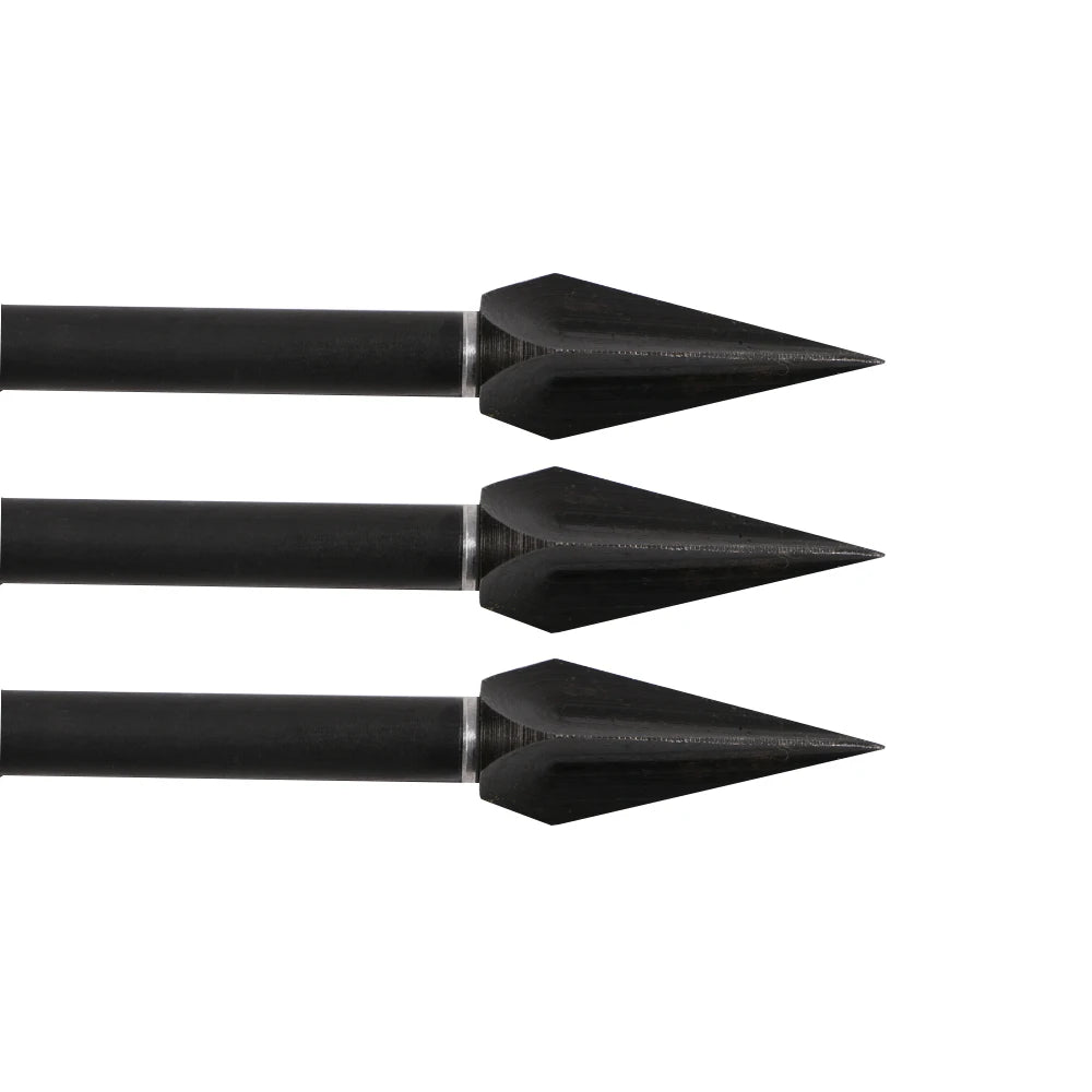 6pcs High Carbon Steel Arrow Head Broadhead Tips Arrow Point Archery Arrowheads for Compound Bow Short Arrow Recurve Bow Hunting