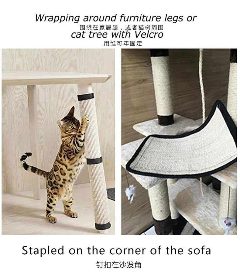 NONOR Cat Scratcher Sisal Mat Board Cats Paw Toy Sharpen Nails Scraper Sofa Furniture Protector Claw Care  когтеточка для кошек