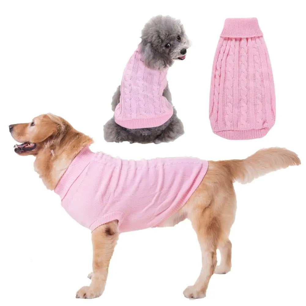 Warm Knitted Sweater for Pets, Puppy Sweater, Suitable for Small Dogs, Medium-Sized Dogs, Large Dogs, Cute, Classic Cat