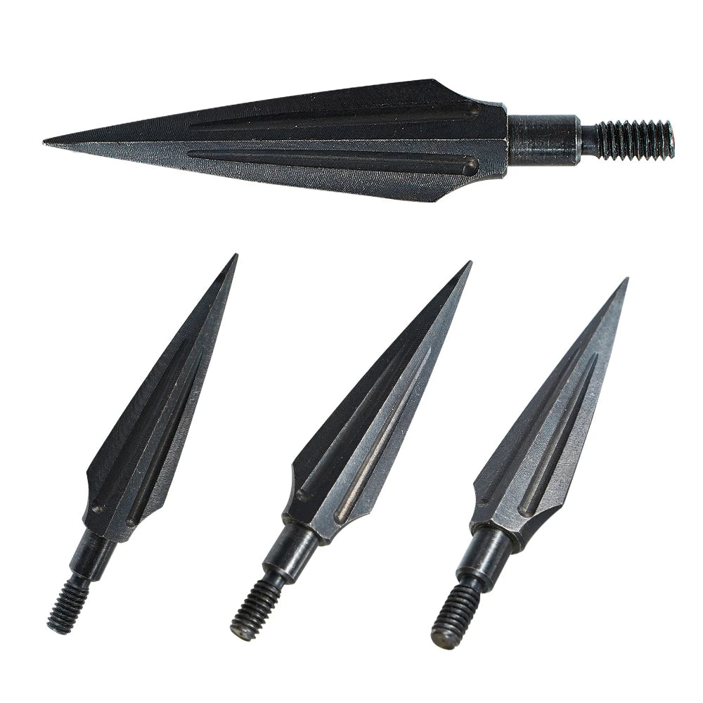 6pcs High Carbon Steel Arrow Head Broadhead Tips Arrow Point Archery Arrowheads for Compound Bow Short Arrow Recurve Bow Hunting