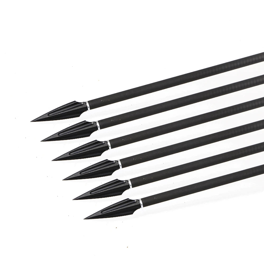 6pcs High Carbon Steel Arrow Head Broadhead Tips Arrow Point Archery Arrowheads for Compound Bow Short Arrow Recurve Bow Hunting