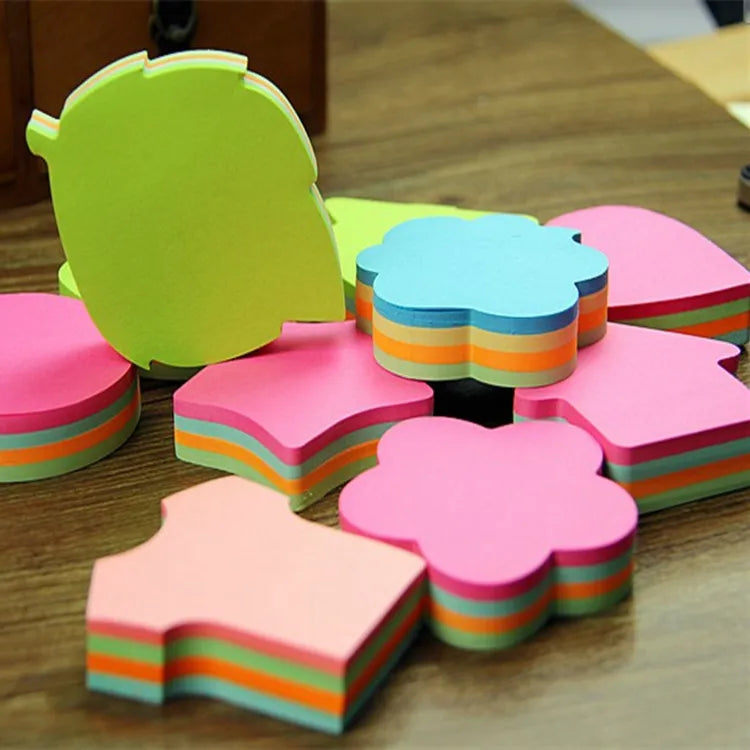 Jonvon Satone 100 Pages Multicolor Nota De Papel Memo Pad Note Sticky Notes Scratch Posted Sticky Notes Paper Sticker Stationery