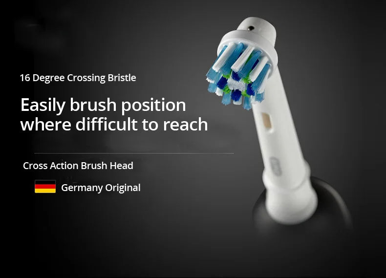 Oral B Electric Toothbrush Heads EB50 Replacement Cross Action Deep Cleaning Gum Care Teeth Brush Heads Soft Bristle Nozzles