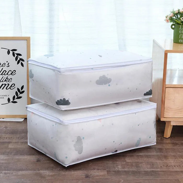 Fashion hot 2018 Household Items Storage Bags Organizer Clothes Quilt Finishing Dust Bag Quilts pouch Washable quilts bags 1