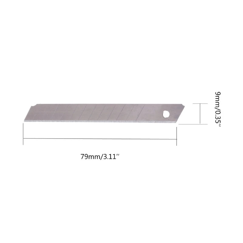 10 Pcs Boxcutter Snap off Replacement Blades 9/18mm Ceramic Utility Knife Blades