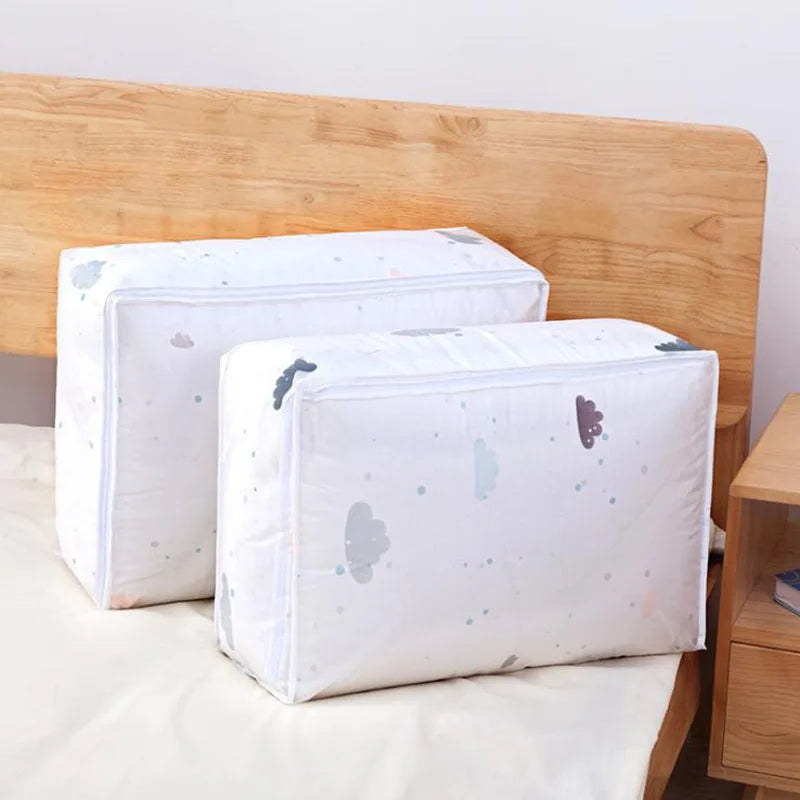Fashion hot 2018 Household Items Storage Bags Organizer Clothes Quilt Finishing Dust Bag Quilts pouch Washable quilts bags 1