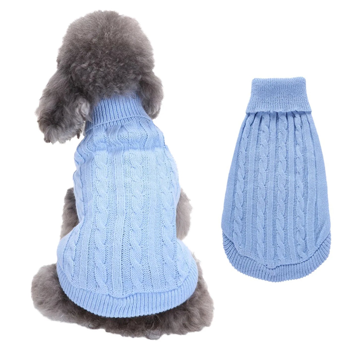 Warm Knitted Sweater for Pets, Puppy Sweater, Suitable for Small Dogs, Medium-Sized Dogs, Large Dogs, Cute, Classic Cat