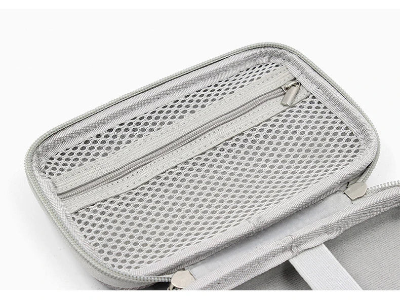 TUUTH EVA Cable Storage Bag Earphone Case Cable Pouch Travel Electronics Organizer Portable Digital USB Gadget Organizer Kit