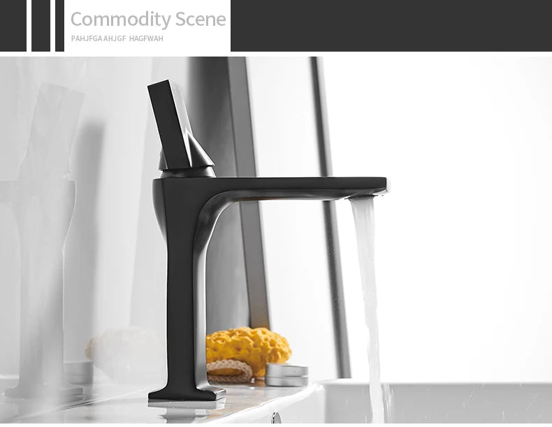 Basin Faucets Waterfall Bathroom Faucet Single handle Basin Mixer Tap Bath Antique Faucet Brass Sink Water Crane Silver 6009
