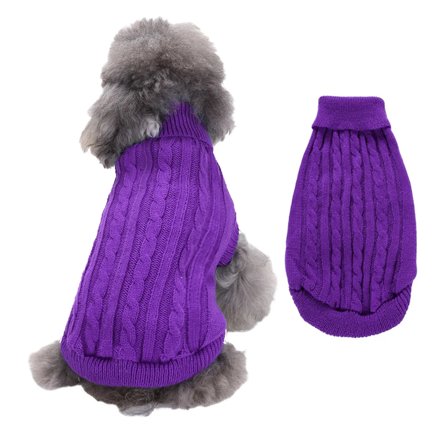 Warm Knitted Sweater for Pets, Puppy Sweater, Suitable for Small Dogs, Medium-Sized Dogs, Large Dogs, Cute, Classic Cat