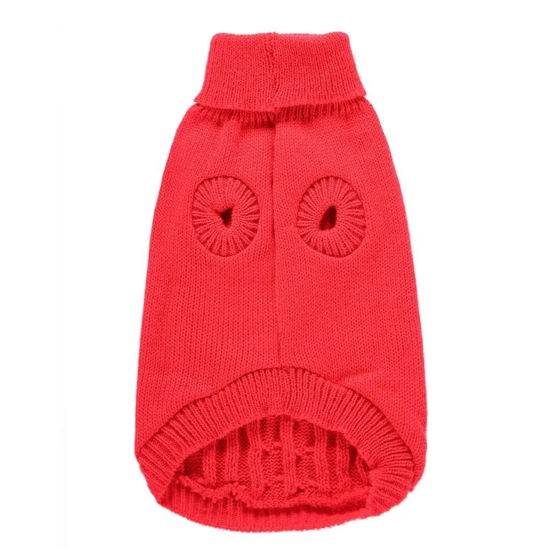 Warm Knitted Sweater for Pets, Puppy Sweater, Suitable for Small Dogs, Medium-Sized Dogs, Large Dogs, Cute, Classic Cat