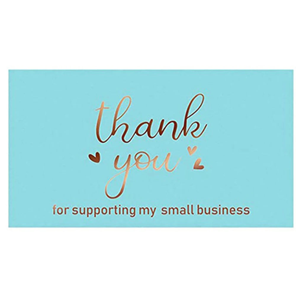 Thank You for Your Order Business Cards Shopping Purchase Thanks Greeting Cards Appreciation Card for Small Business