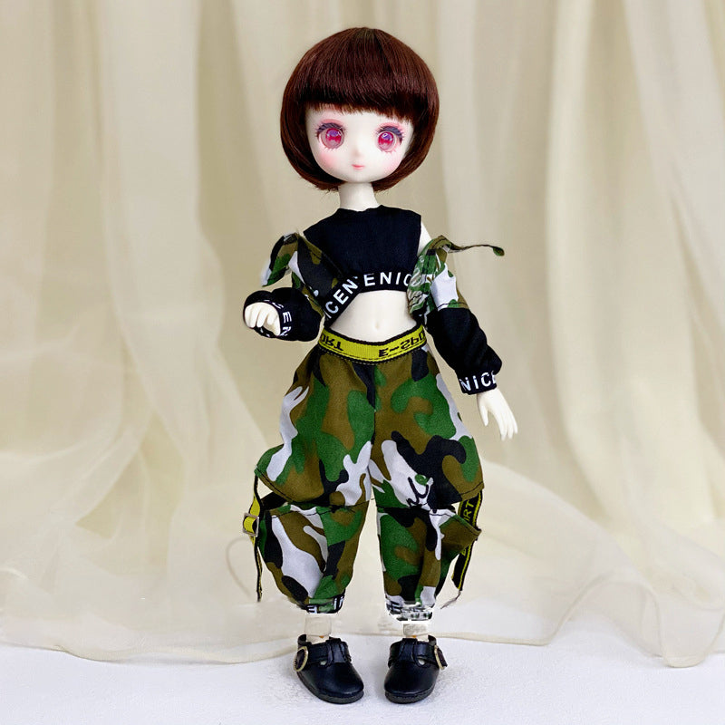 Fashion 1/6 Bjd Doll Clothes Accessories Princess Dress 30cm Doll Clothes Suit Loli Dress Up Skirt Girls Kids Doll Toy Gift