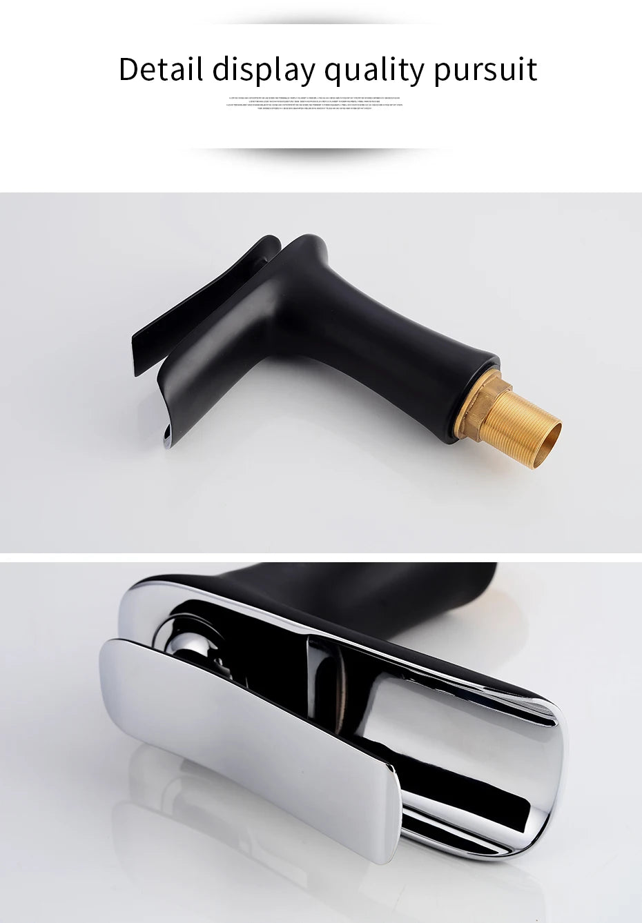 Basin Faucets Waterfall Bathroom Faucet Single handle Basin Mixer Tap Bath Antique Faucet Brass Sink Water Crane Silver 6009