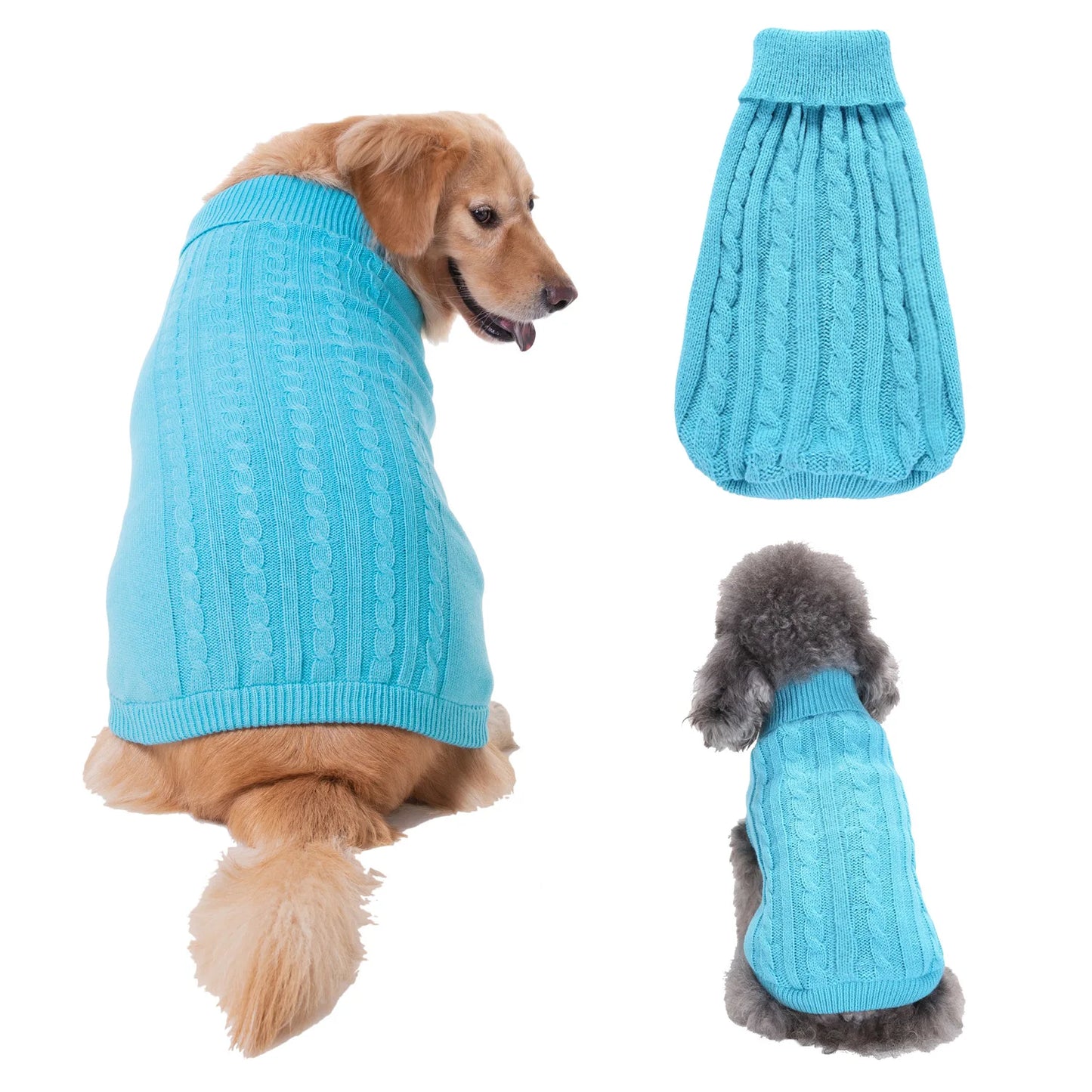 Warm Knitted Sweater for Pets, Puppy Sweater, Suitable for Small Dogs, Medium-Sized Dogs, Large Dogs, Cute, Classic Cat