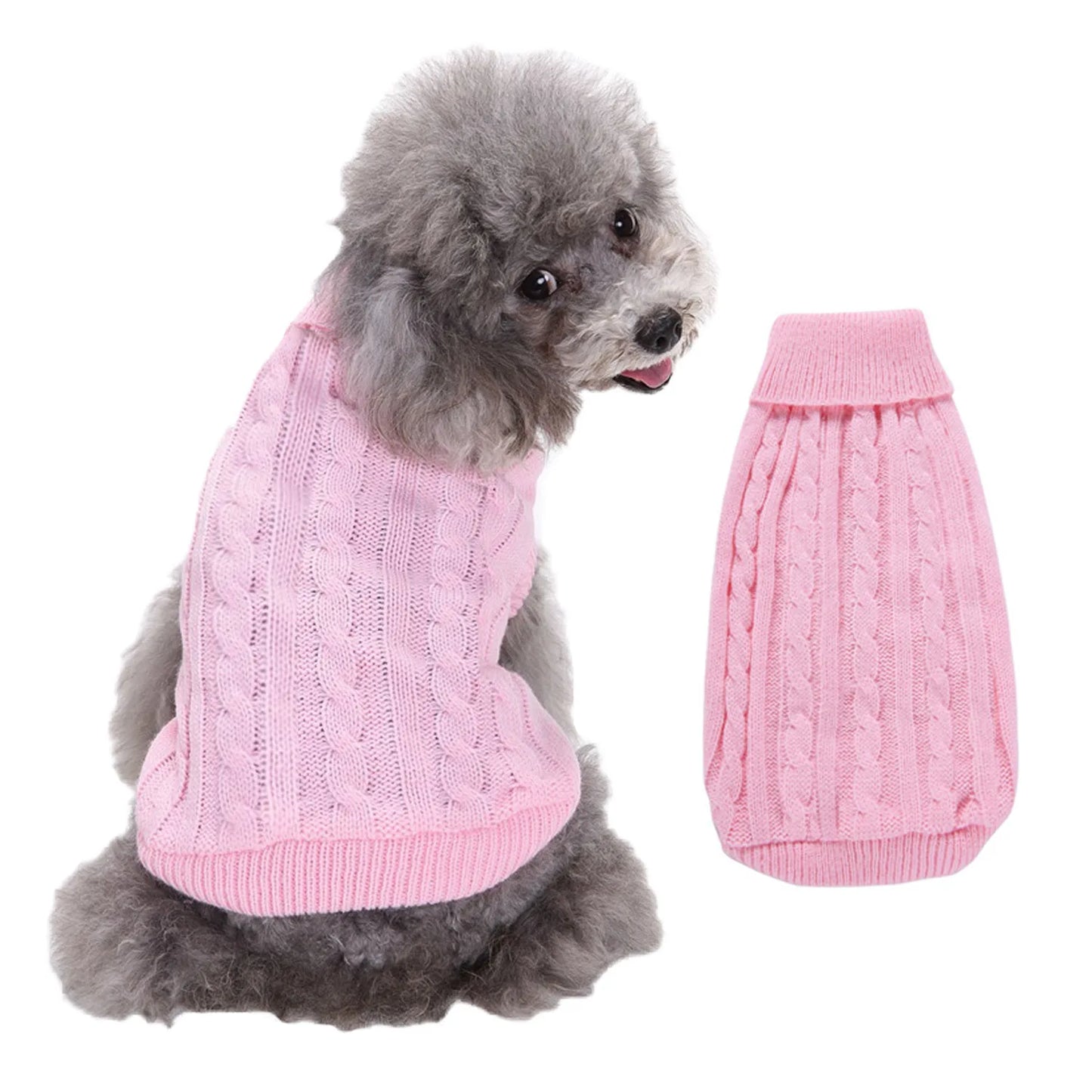 Warm Knitted Sweater for Pets, Puppy Sweater, Suitable for Small Dogs, Medium-Sized Dogs, Large Dogs, Cute, Classic Cat