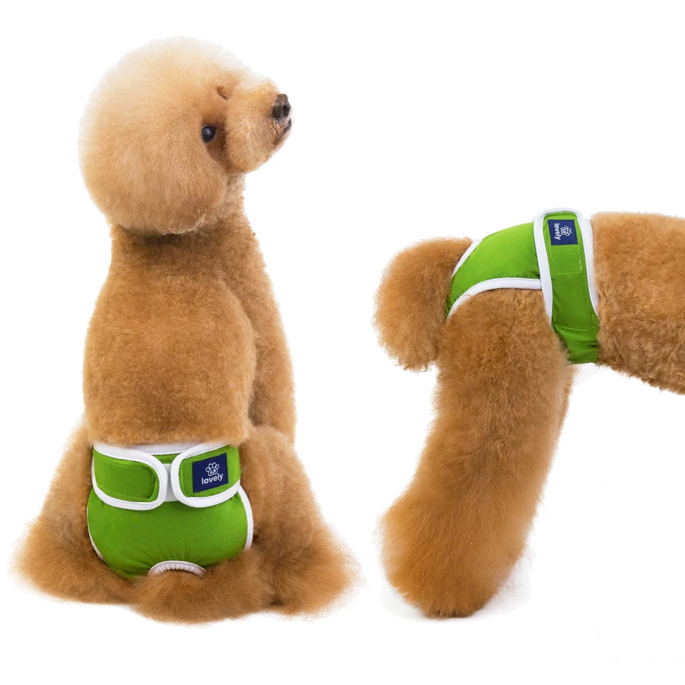 Dog Physiological Pants Washable Dog Diapers Soft Female Dogs Shorts Panties Menstruation Sanitary Underwear Briefs S-2XL